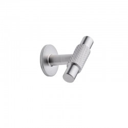 Bouton de meuble T Manor look inox
