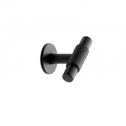 Bouton de meuble T Manor noir mat