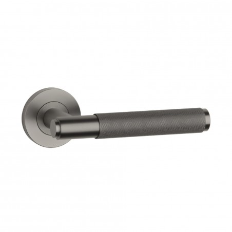 Poignée de porte Aprile SH OVAL 1741 PRO 8MM BS PVD finition anthracite