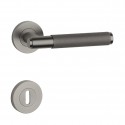 Poignée de porte Aprile SH OVAL 1741 PRO 8MM BS PVD finition anthracite