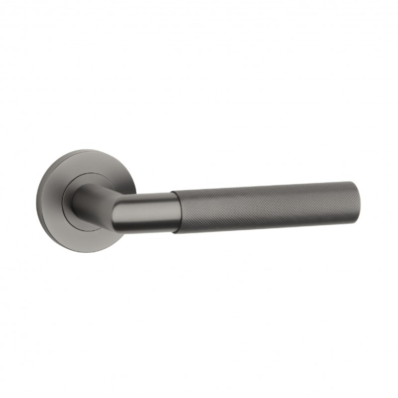 Poignée de porte Aprile SH OVAL 1742 PRO 8MM BS PVD finition anthracite