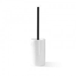 Brosse WC blanche - noire...