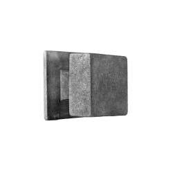 Bouton de porte Dauby 14892 finition métal brut