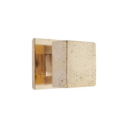 Bouton de porte Dauby 18257 finition bronze brut poli