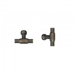 Bouton de meuble T Copenhagen bronze mat