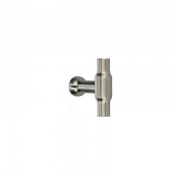 Bouton de meuble T Copenhagen nickel mat satiné