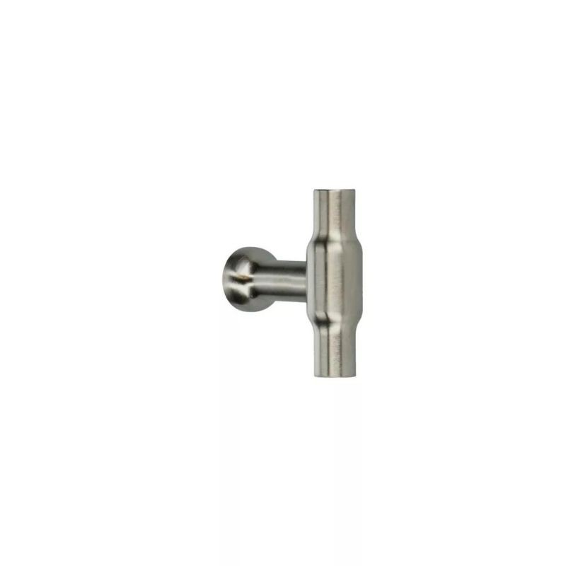Bouton de meuble T Copenhagen nickel mat satiné