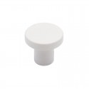 Bouton de meuble Léa blanc mat
