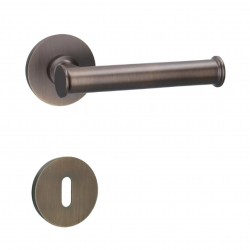 Deurklink Quincalux 198-R0-41-22L brons uitvoering