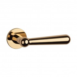 Poignée de porte Aprile AS ROSEMARY R 5S LG finition doré