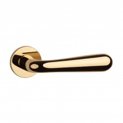Poignée de porte Aprile AS GARDENIA R 5S LG finition doré