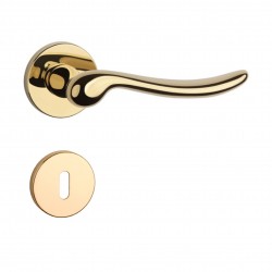 Deurklink Aprile AS NERINA R 7S LG PVD goud uitvoering