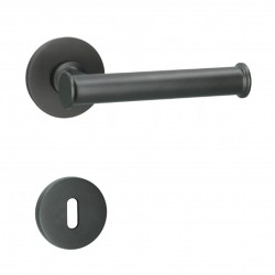 Deurklink Quincalux 198-R0-42-22L brons uitvoering