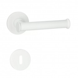 Deurklink Quincalux 198-R0-65-22L wit uitvoering