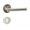 Poignée de porte Quincalux 198-R0-99-22L finition nickel mat