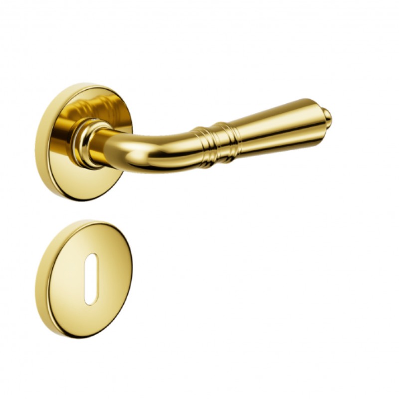 Deurklink Dnd 391/12 OLV goud uitvoering