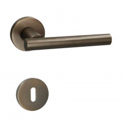 Deurklink Quincalux 152-R0-41-22/167 brons uitvoering