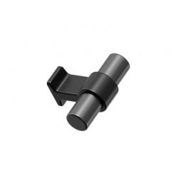 Bouton de meuble Bond noir / canon de fusil