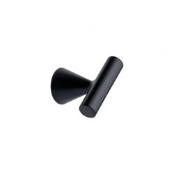 Bouton de meuble Delta noir mat