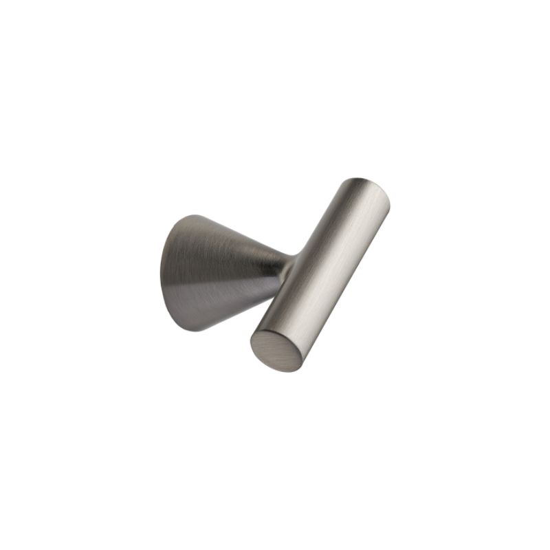 Bouton de meuble Delta inox look