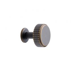 Meubelknop Villa round antiek brons