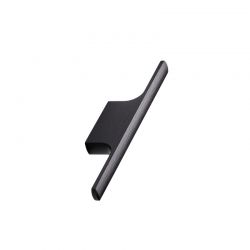 Bouton de meuble Tau noir brossé