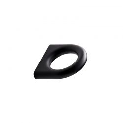 Bouton de meuble Luck noir mat