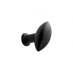 Bouton de meuble Zeppelin noir mat