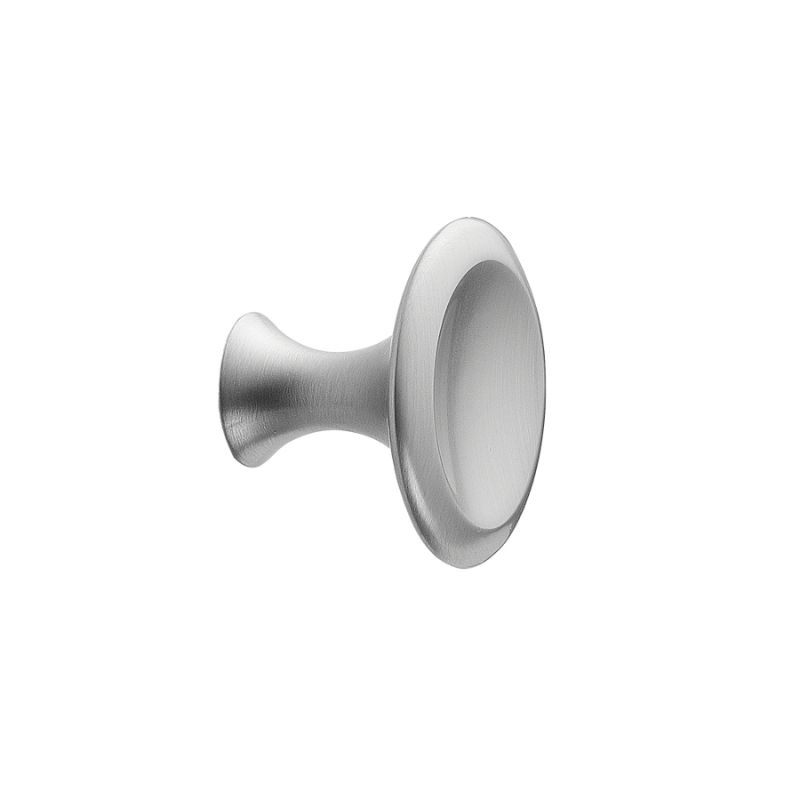 Bouton de meuble Bell inox look