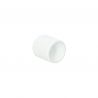 Bouton de meuble Como blanc texturé