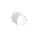 Bouton de meuble Royal blanc texturé