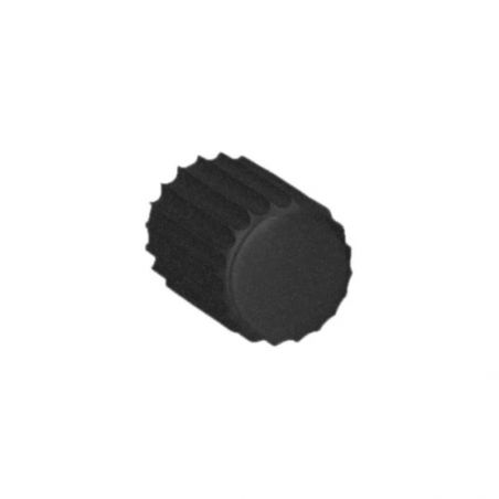 Bouton de meuble Royal noir texturé
