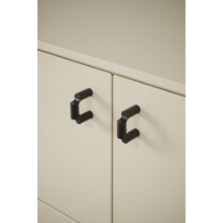 Meubelknop Break mat zwart