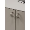 Bouton de meuble Break nickel mat