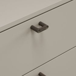 Bouton de meuble Punto chêne foncé