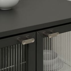 Bouton de meuble Punto nickel mat