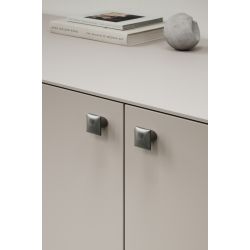 Meubelknop Flow gun metal