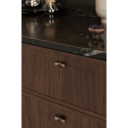 Meubelknop Bond brons / mat goud