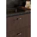 Bouton de meuble Bond bronze / or mat