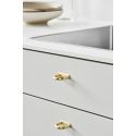 Bouton de meuble D-Lite or mat