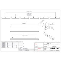 Bouton de meuble Elan inox look