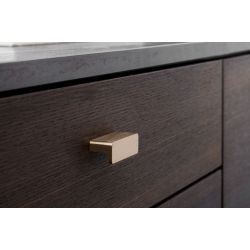 Bouton de meuble Elan or brossé