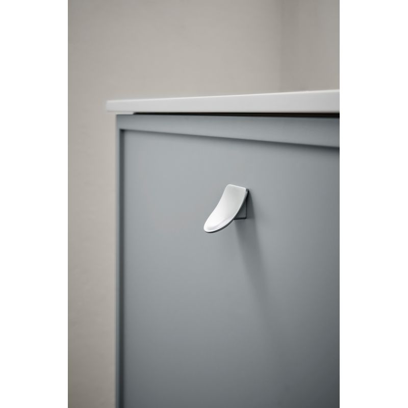 Bouton de meuble Slope inox look