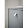 Bouton de meuble Slope inox look