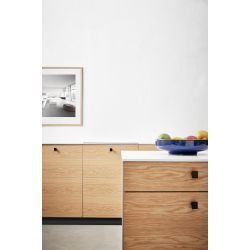 Bouton de meuble Transit noir mat
