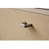 Bouton de meube Unify inox look