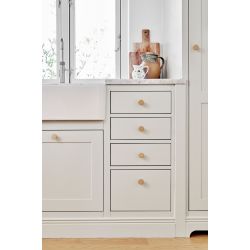 Bouton de meuble Dot laiton non verni