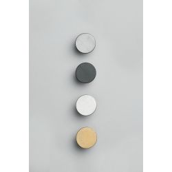 Bouton de meuble Plato look inox