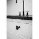 Bouton de meuble Bell noir mat