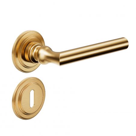 Deurklink Dnd IS13 PVD-SG goud uitvoering